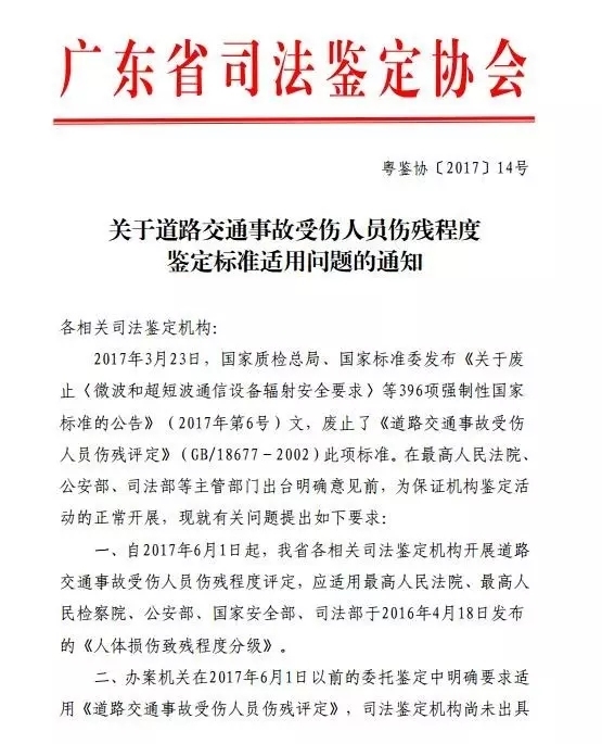 道路交通人员伤残评定标准(道路交通伤残评定标准与人体伤残标准)