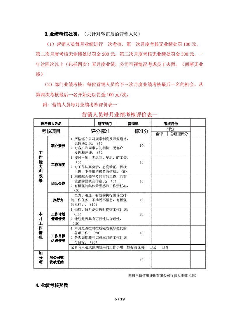 人员考核与管理制度(人员考核的标准主要有哪些)