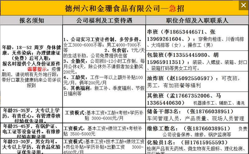 德州东站招聘信息(德州东站招聘信息官网)